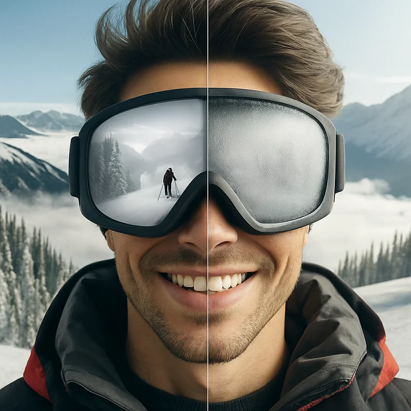 CCM Anti-Beschlag beim Skifahren