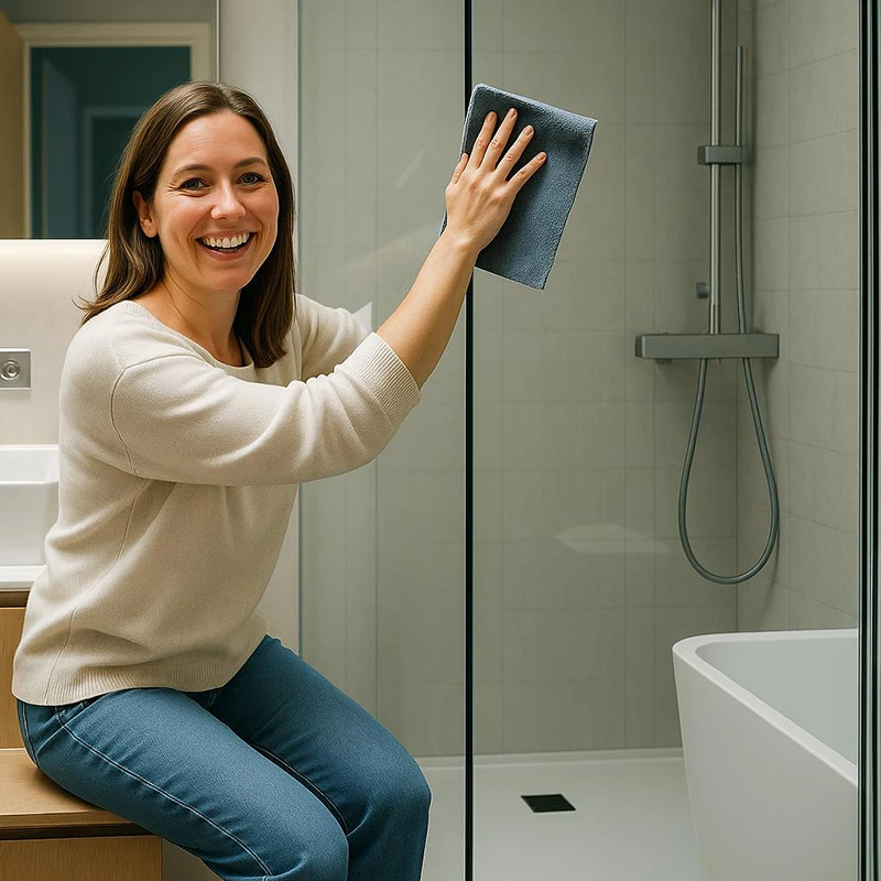 Application in Bathroom with 7656 Plastic-Metal Premium