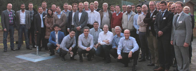 Gruppenfoto vom 6. Int. Liquid Glass Training in Köln