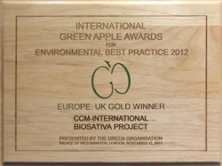 CCM Green Apple Award Gold 2012