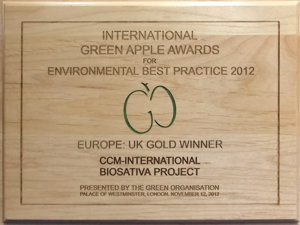 Green Apple Award for CCM 2012